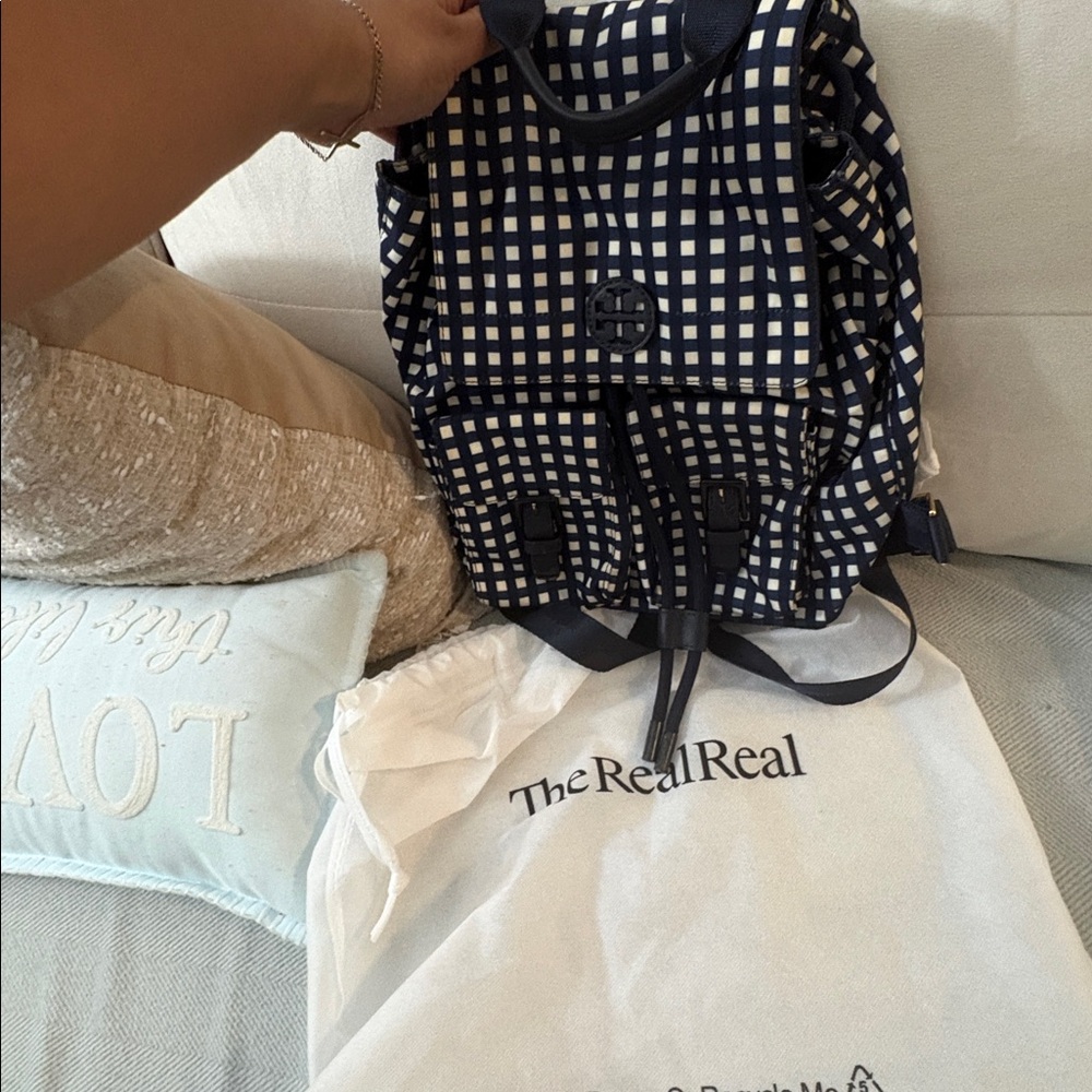 Tory burch baby Checkered Backpack - Picture 4 of 7